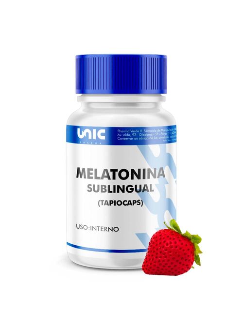 Melatonina sublingual  tapiocaps 3mg 30 Unidades
