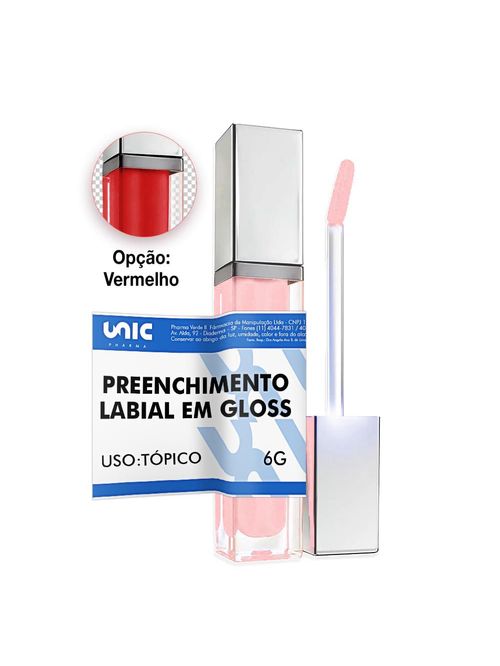 Preenchimento Labial em Gloss-Premium 6g Nude