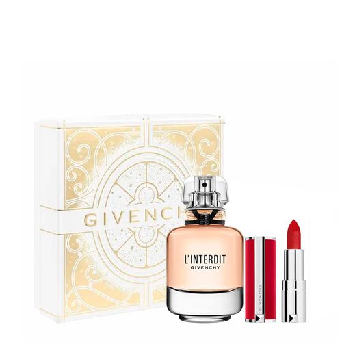 Kit Perfume Feminino Givenchy L'Interdit EDP 80ml + Batom 3,4g