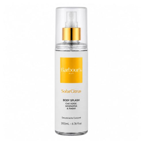 Body Splash Feminino Solar Citrus 200ml Cítrico Barbour's Beauty