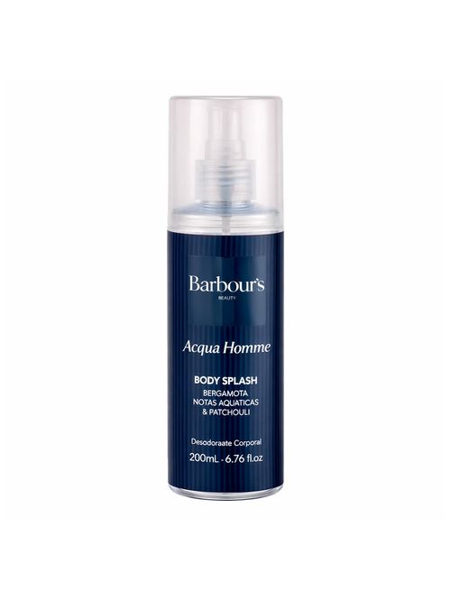 Desodorante Colônia Acqua Homme Body Splash 200ml Barbours Beauty