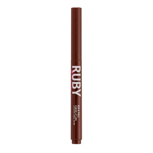 Lapiseira Labial Ruby Kisses Big & Full Warm Brown Efeito Volume Semi-Matte
