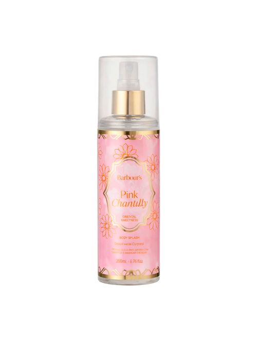 Body Splash Pink Chantilly 200ml Baunilha Barbour's Beauty