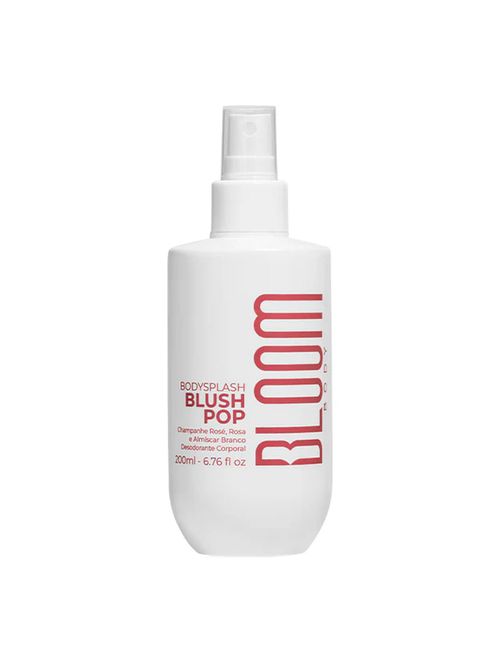 Body Splash Feminino Bloom Body Blush Pop Floral Frutado 200ml