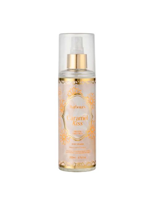 Body Splash Feminino Caramel Kiss 200ml Caramelo e Baunilha Barbour's Beauty