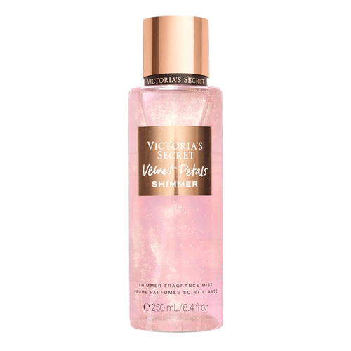 Body Splash Victoria's Secret Velvet Petals Shimmer 250ml Floral com Brilho Feminino