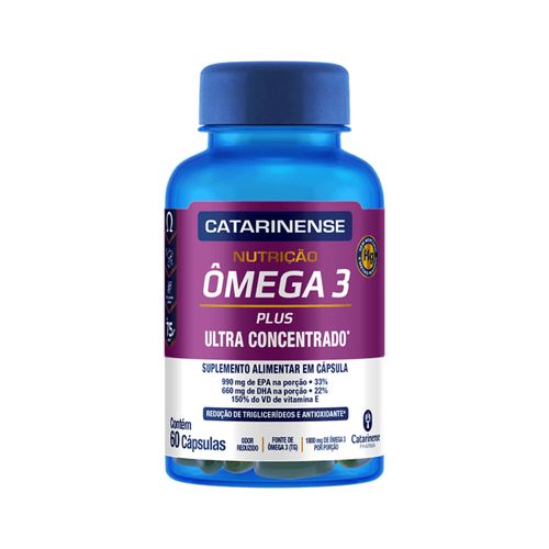 Ômega 3 Plus Ultra Concentrado Catarinense Nutrição 60caps