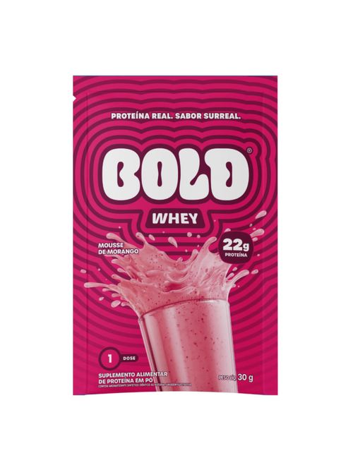 Whey Mousse de Morango Bold 30g