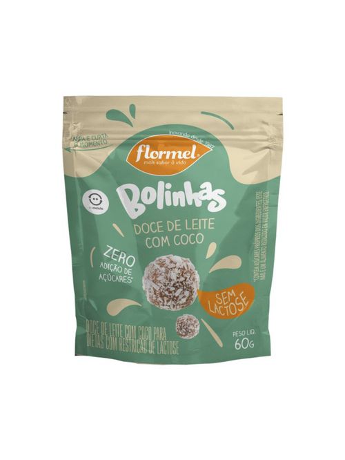 Bolinha Doce de Leite Zero Lactose Flormel 60g