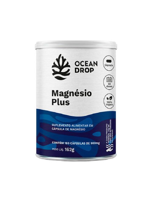 Magnésio Plus Ocean Drop 900mg 180cáps