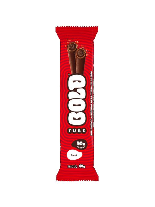 Wafer Proteico Bold Tube Avelã 40g Bold Snacks