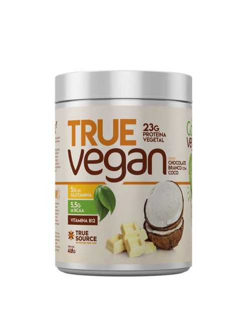 Vegan   Chocolate Branco com Coco True Source 418g