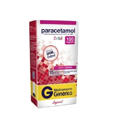 Paracetamol Bebê 100mg/ml Gotas 15ml - Legrand