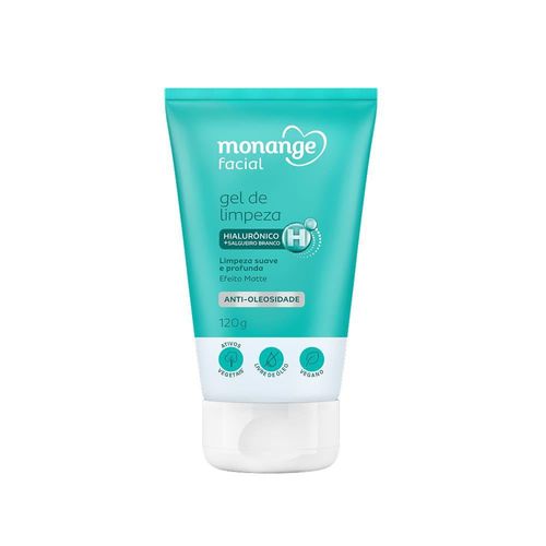 Gel de Limpeza Facial Antioleosidade Monange - 120g