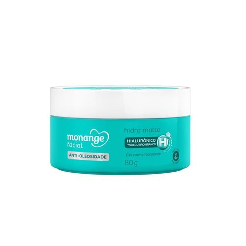 Gel Creme Hidratante Monange Facial Hidra Matte Anti-Oleosidade - 80g