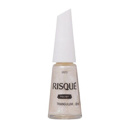 Esmalte Branco Risqué Triangulum Efeito - 8ml