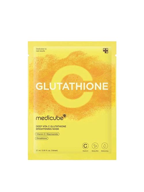Medicube Deep Vita C Glutathione Brightening Mask - Máscara Facial 27ml