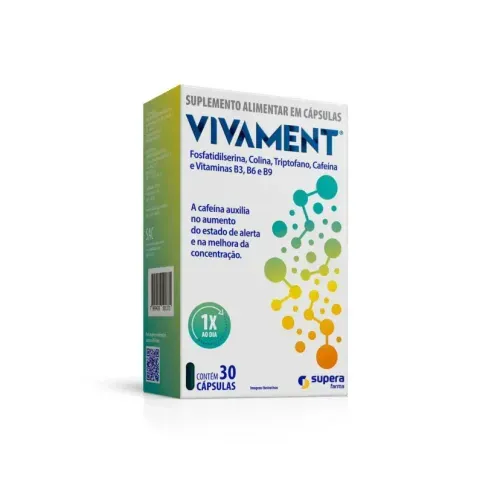 Vitamina Supera Farma Vivament 30 Cápsulas - Supera Farma