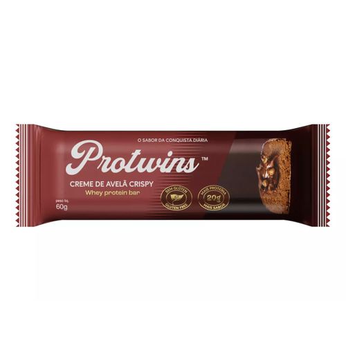 Whey Protein Bar Creme de Avelã Crispy Protwins 60g