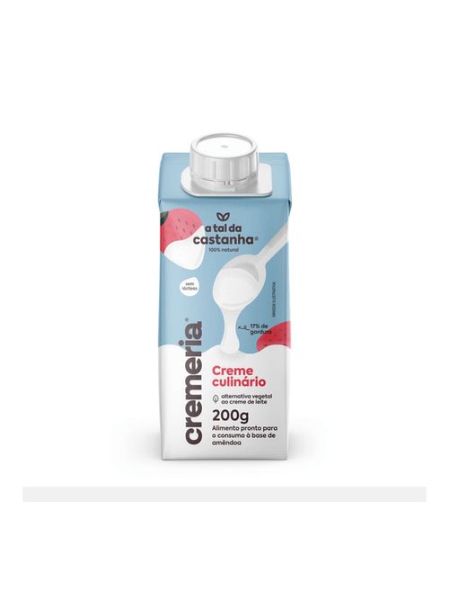 Cremeria Creme Culinário Vegetal A Tal da Castanha 200ml