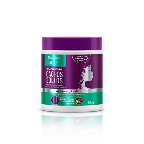 Máscara de Tratamento Cachos Soltos 500g
