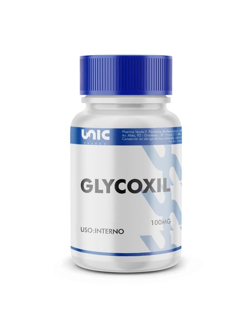 Glycoxil 100mg com selo de autenticidade 30 Cápsulas