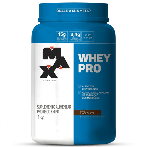 Whey Pro 1kg Chocolate - Max Titanium