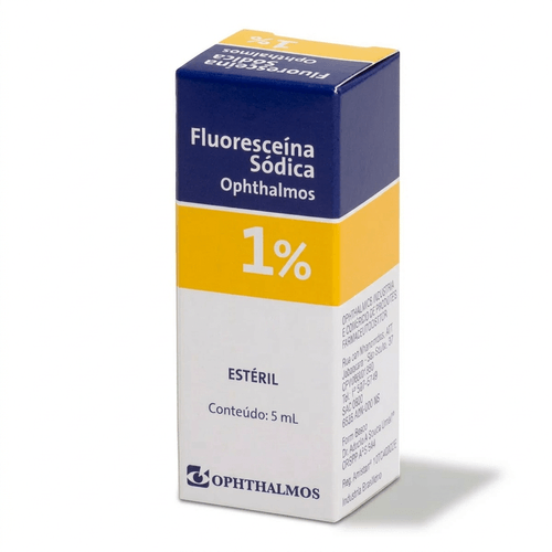Solução Oftálmica Fluoresceína 1% 5mL   -  Ophthalmos