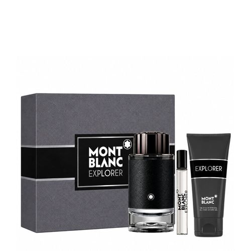 Kit Montblanc Explorer Masculino - Eau de Parfum 100ml + 7,5ml + Shower Gel 100ml