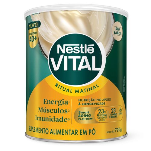 Suplemento Vital Ritual Matinal 40+ Sem Sabor 720g Nestlé