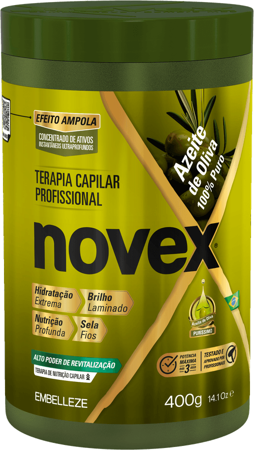 Creme de Tratamento Azeite de Oliva e Alecrim 400g Novex
