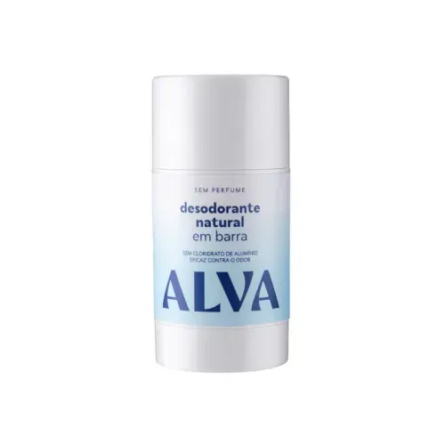 Desodorante Natural em Barra Vegano sem Perfume 55g Alva