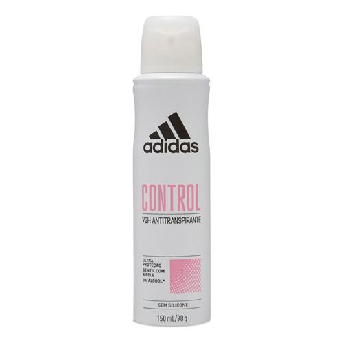 Desodorante Antitranspirante Aerosol Adidas Control Feminino 150ml
