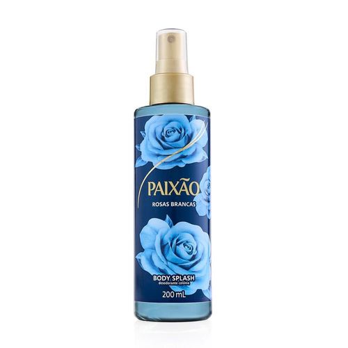 Paixão Body Splash Rosas Brancas 200ml Floral Vegano