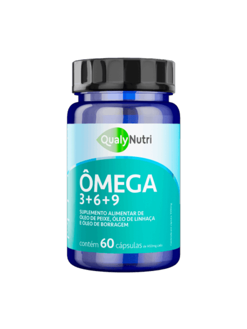 Ômega 3+6+9 1450MG C/60 Cápsulas - QualyNutri