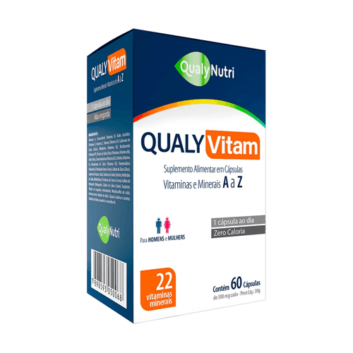Qualy Vitam A a Z C/60 Cápsulas - Qualy Nutri
