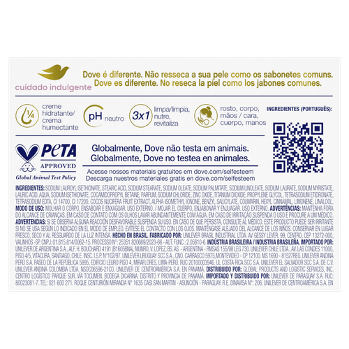 Sabonete Dove Leite Coco 90G - Dove