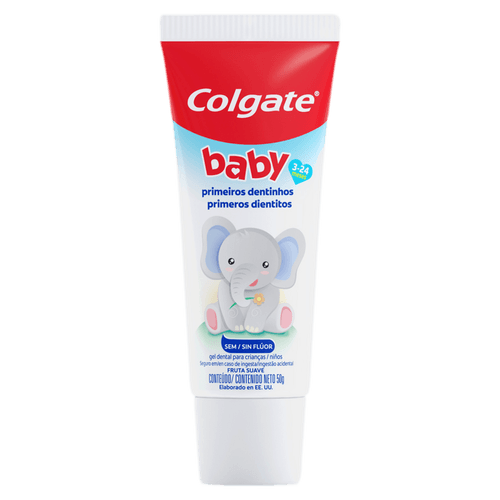 Creme Dental Infantil Colgate Baby Sem Flúor Fruta Suave 50g