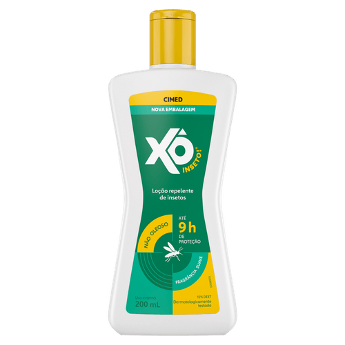 Repelente Loção Suave Xô Inseto 200ml Aloe Vera Proteção 9h Xo Insetos