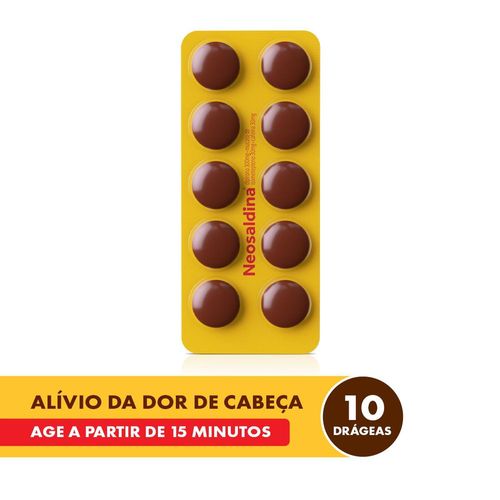 Neosaldina Analgésico - 10 Drágeas