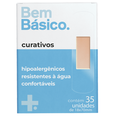 Curativos Bem Básico Transpa 35Un - Bem Básico