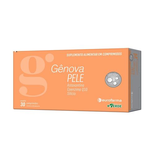 Vitamina A Genova Pele Eurofarma - 30 Comprimidos