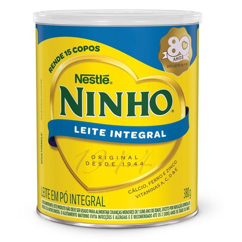 Leite em Pó Integral Ninho Forti+ Lata 380g
