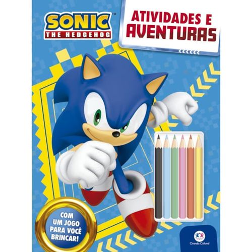 Livro de Atividades Sonic Atividades e Aventuras Ciranda Cultural 1un