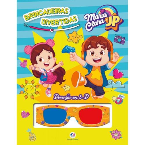 Livro Infantil Maria Clara e JP Brincadeiras Divertidas 3D Ciranda Cultural