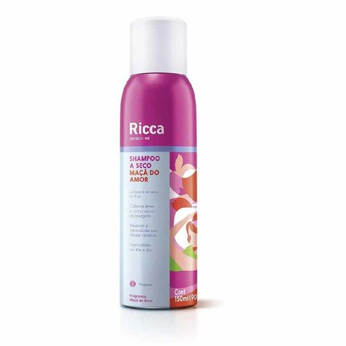 Shampoo a Seco Ricca Maca do Amor 150ml - Ricca