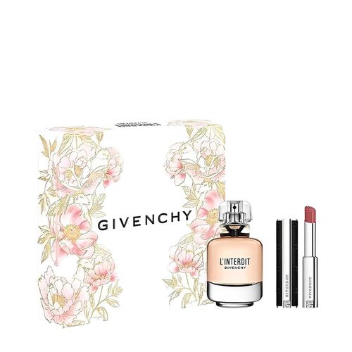 Kit Givenchy L’Interdit Feminino - Eau de Parfum 80ml + Batom Le Rouge Satin N111 2,7g