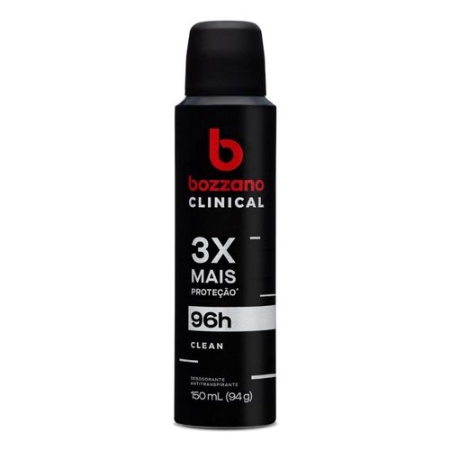 Desodorante Antitranspirante Aerossol Bozzano Clinical Clean - 150ml