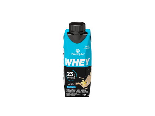 Bebida Láctea Proteica Piracanjuba Protein Zero Lactose Baunilha 250ml - Piracanjuba