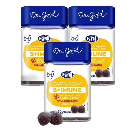 Vitamina Dr Good 5+Imune 30 Unidades - Dr Good